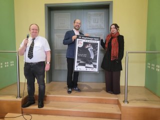 Kleines Präsent für den Turnierleiter